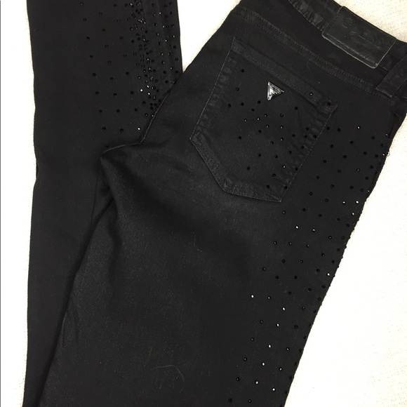 Guess Black Jeans size 32” - Picture 4 of 8
